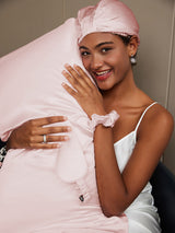 [Blek Mauve] SilkSilky-SE 19Momme Rent Silke Pillowcase Set 001