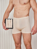 SilkSilky SE Silke Stickad Mens Underwear Beige 001