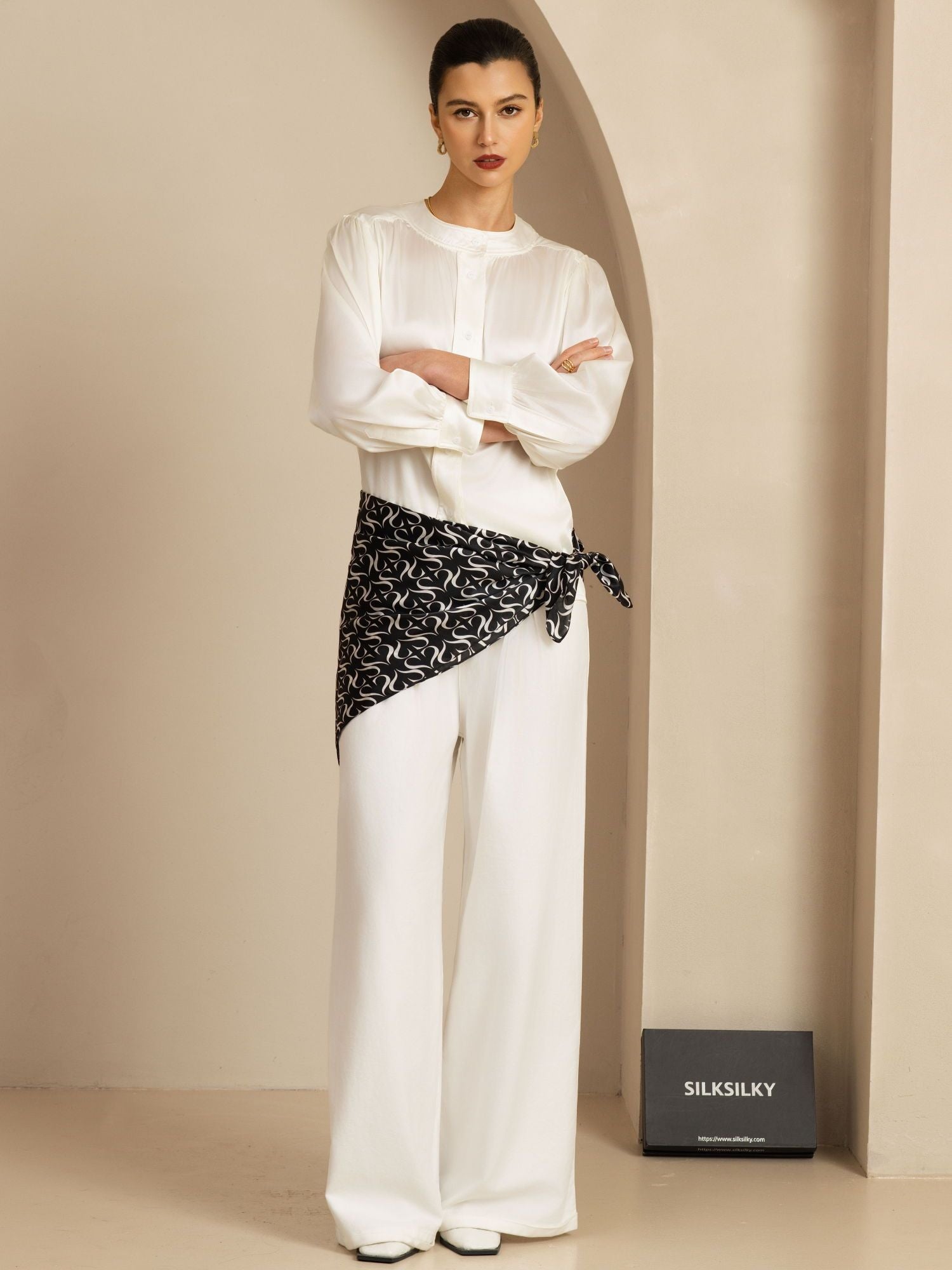 [P112] SilkSilky-SE Scarf 004