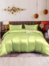 [Mintgrön] SilkSilky-SE 19Momme Rent Silke Bedding Set 002