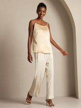 [Champagne] SilkSilky-SE Spaghetti Strap Cami Toppar 007