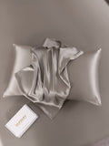 SilkSilky-SE 19Momme Rent Silke Pillowcase Grå 007