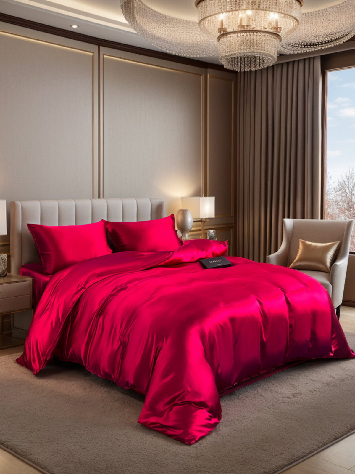 [Vin] SilkSilky-SE 19Momme Rent Silke Bedding Set 001