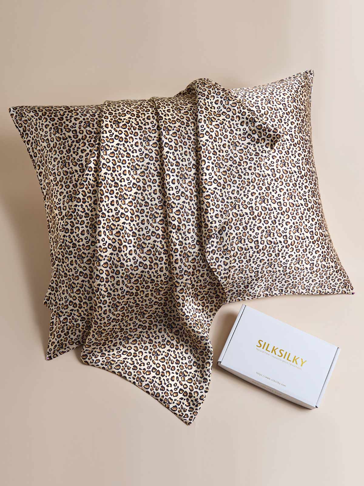 [Leopard] SilkSilky-SE 19Momme Rent Silke Pillowcase 002