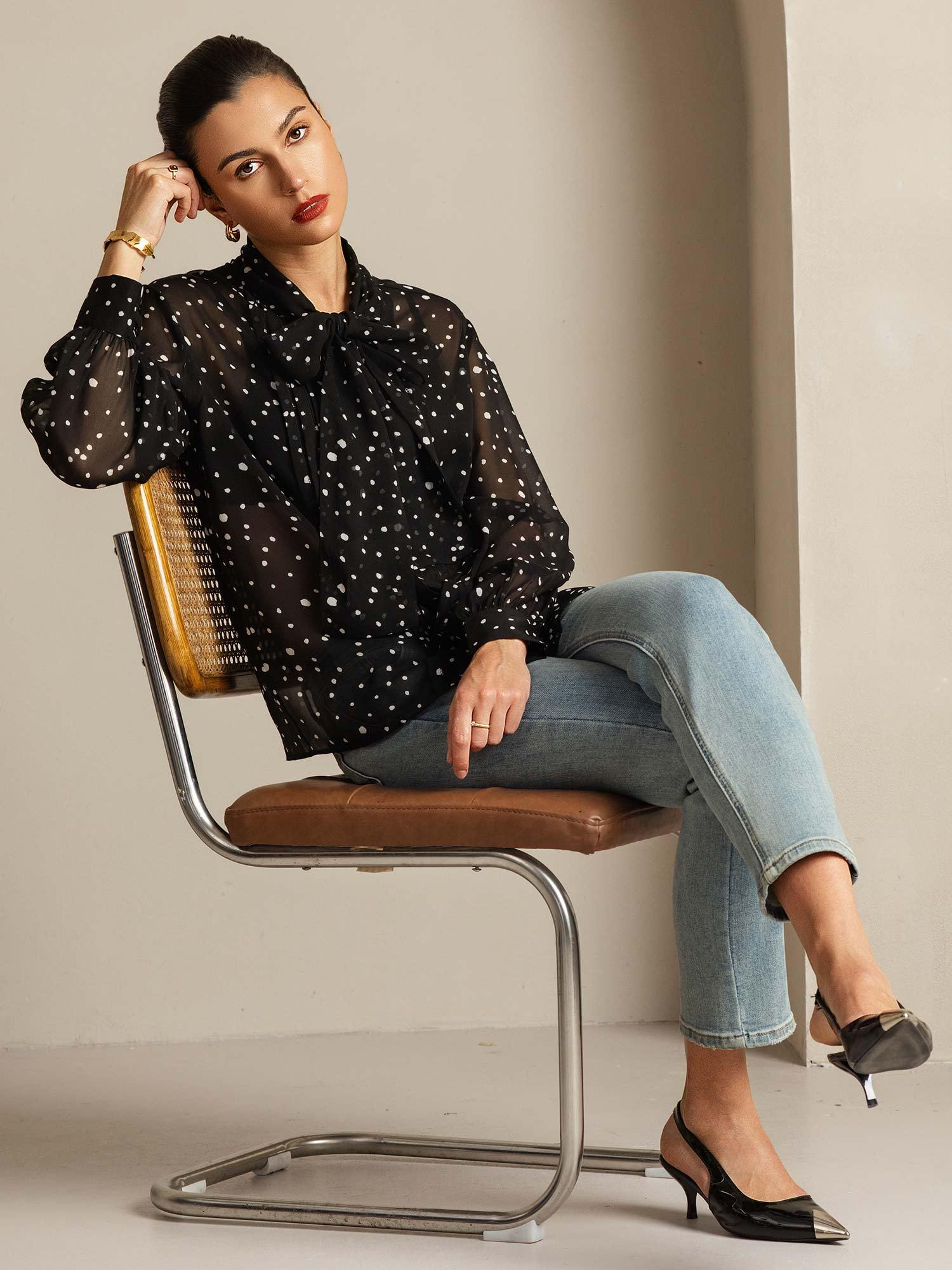 [Prickigt] SilkSilky-SE Rent Silke Womens Shirt 009