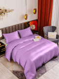 SilkSilky SE 19Momme Rent Silke Bedding Set Lavendel 001