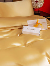 [Champagne] SilkSilky-SE 25Momme Bäddset 005