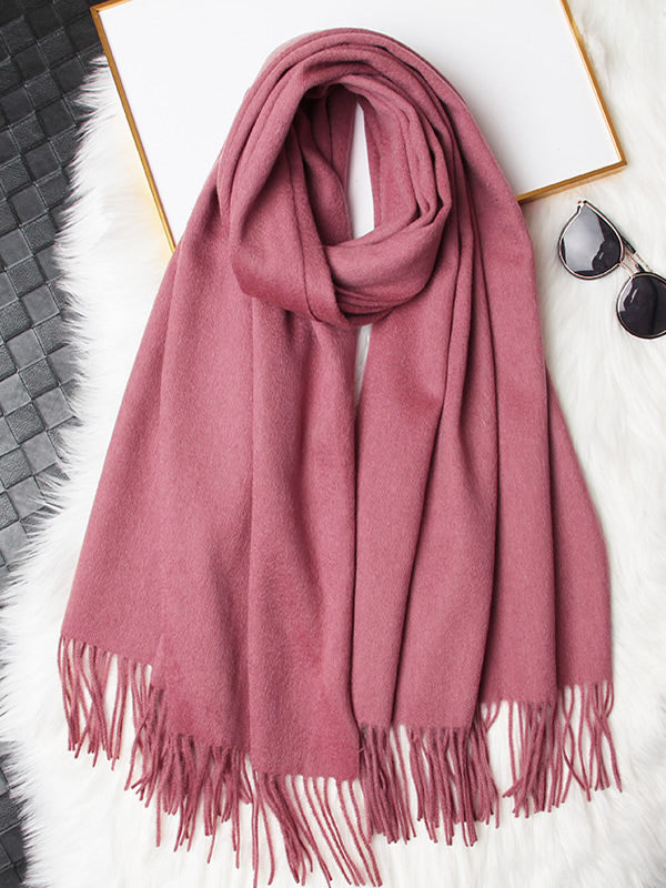 [Blek Mauve] SilkSilky-SE Ull Scarf 006