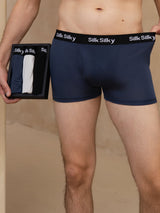 [Multi] SilkSilky-SE 100% Silk Jersey Herr Underkläder 003