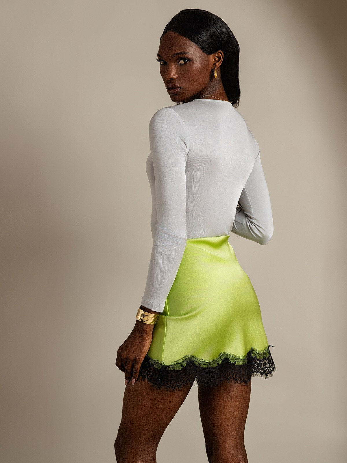 [Ljusgrå] SilkSilky-SE Silke Womens T-Shirt 002