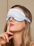 SilkSilky-SE 19Momme Rent Silke Eye Mask Silver 001