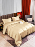 SilkSilky SE 22Momme Rent Silke Bedding Set Beige 002