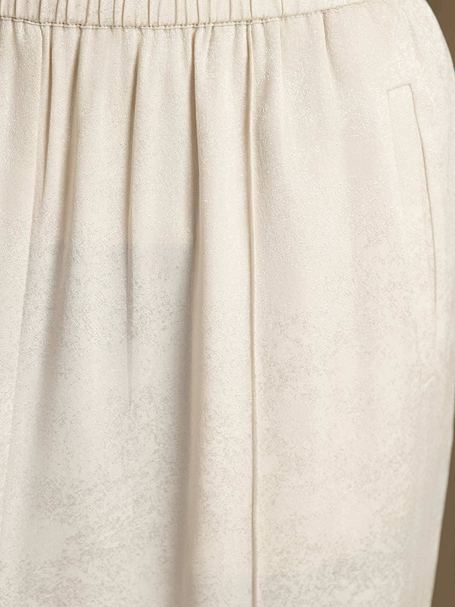 [Beige] SilkSilky-SE 22Momme Silke Womens Pants 006
