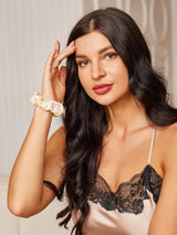 [Ljusbeige] SilkSilky-SE Scrunchie 002