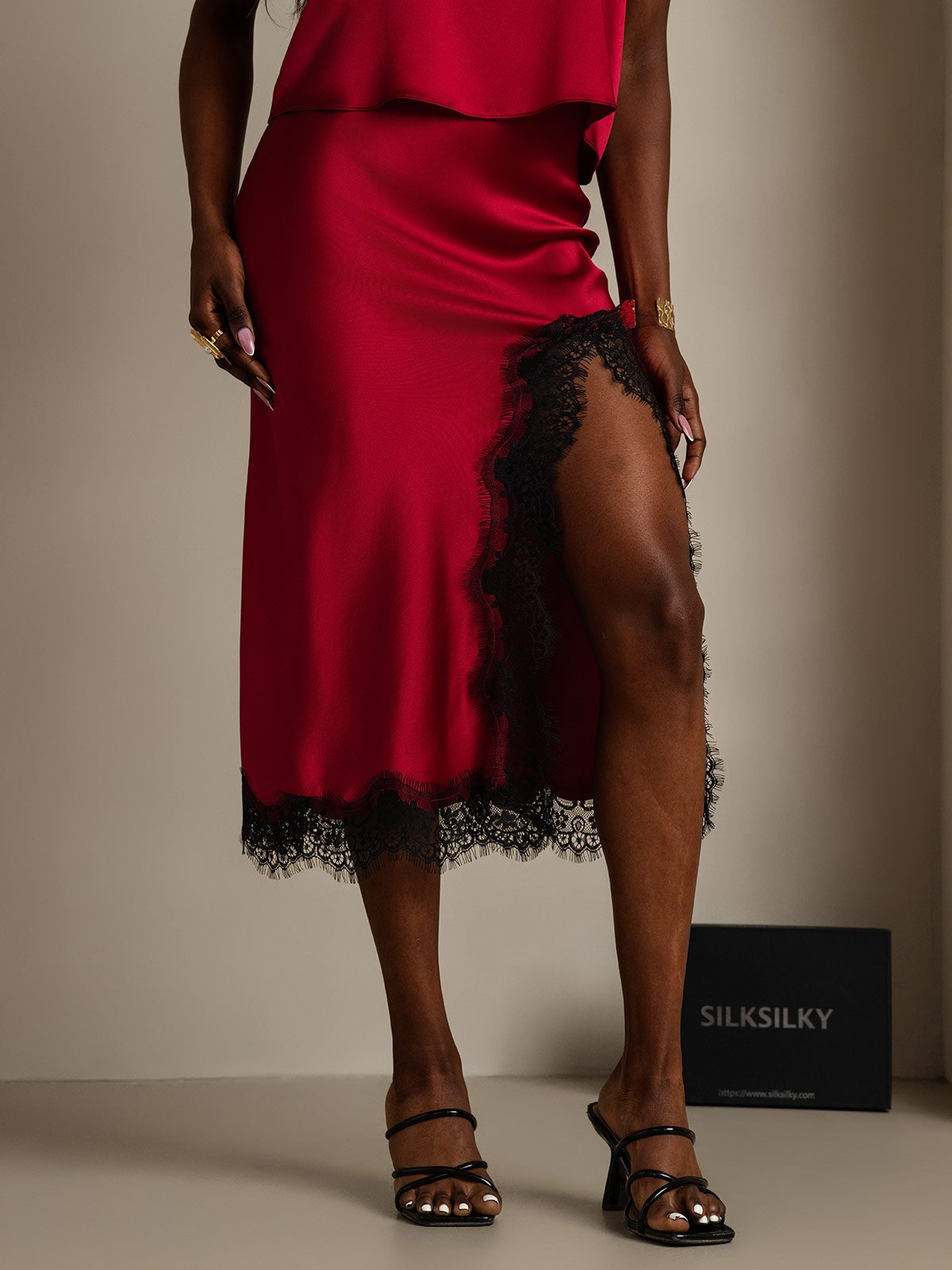 [Vin] SilkSilky-SE 19Momme Silke Skirt 007