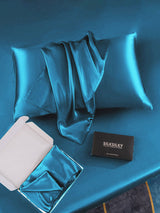 [Kungsblått] SilkSilky-SE 19Momme Rent Silke Pillowcase 006