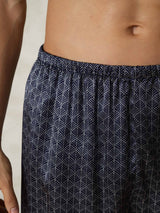 [Marin Ginkgo] SilkSilky-SE Men's Sleep Shorts 007