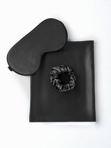 [Svart] SilkSilky-SE 19Momme Rent Silke Pillowcase Set 001