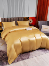 [Champagne] SilkSilky-SE 22Momme Rent Silke Bedding Set 003,
