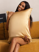 [Mörk Kamel] SilkSilky-SE 22Momme Rent Silke Pillowcase 001