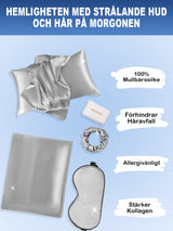 [Silver] SilkSilky-SE 19Momme Rent Silke Pillowcase Set 002