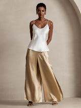 [Champagne] SilkSilky-SE 19Momme Silke Womens Pants 004