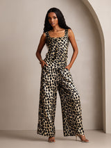 [Leopard] SilkSilky-SE Rent Silke Camisole Set 006,