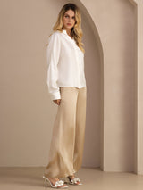 [Vit] SilkSilky-SE Long Sleeve Blouse 005
