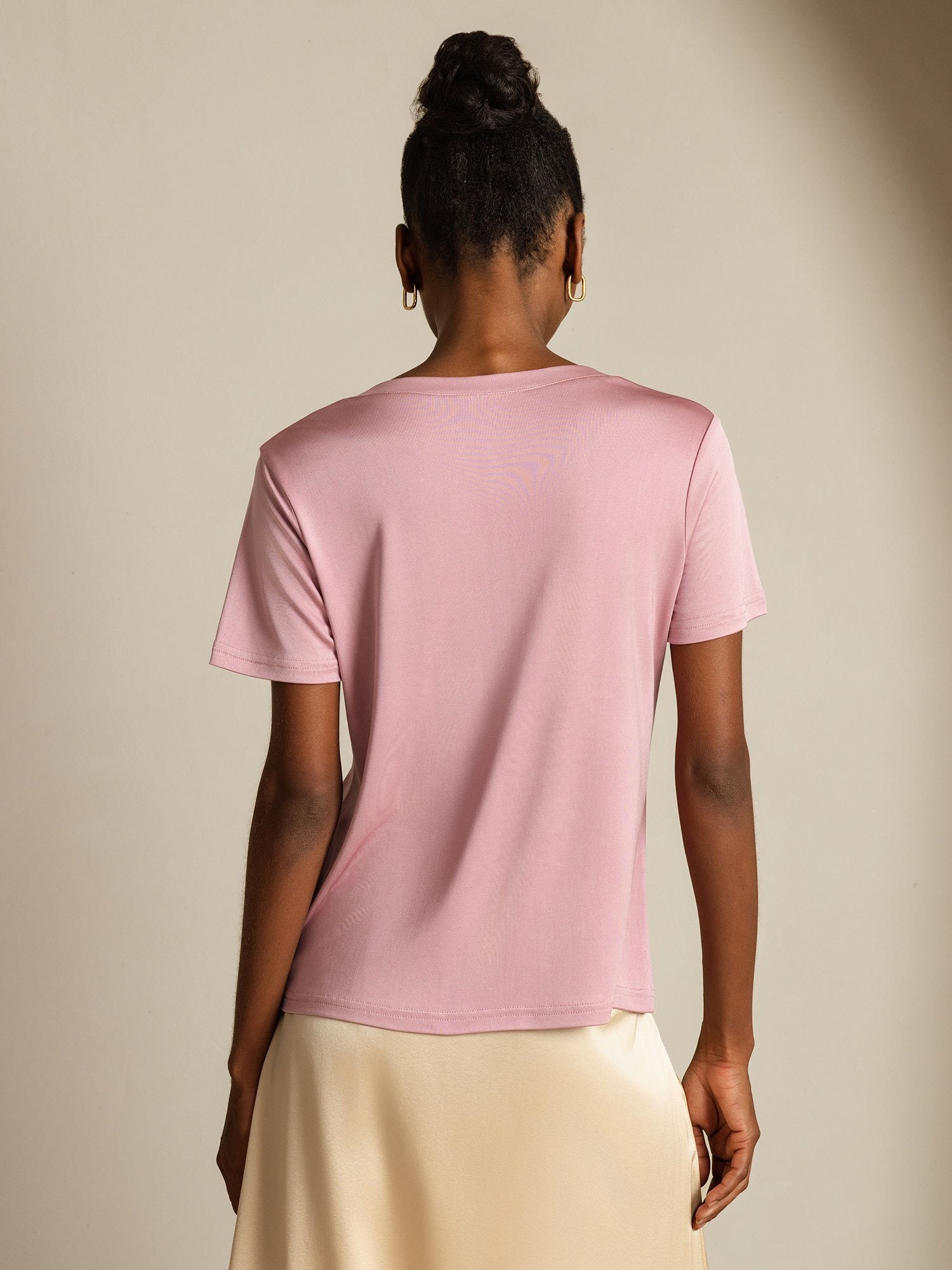 [BlekMauve] SilkSilky-SE Rent Silke Womens T-Shirt 002