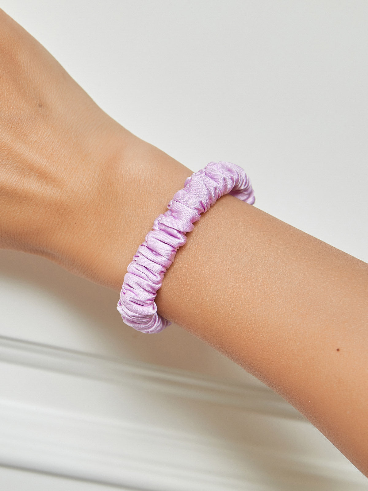 [Lavendel] SilkSilky-SE 19Momme Rent Silke Scrunchie 001
