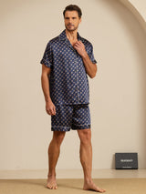 [Marin Kedja] SilkSilky-SE Short Sleeve Lapel Collar Herr Pyjama 007