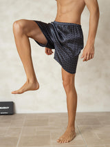 [Marin Ginkgo] SilkSilky-SE Men's Sleep Shorts 004