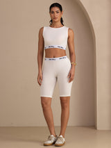 [Vit] SilkSilky-SE Sleeveless Crew Neck Women's Outfit Sets 006