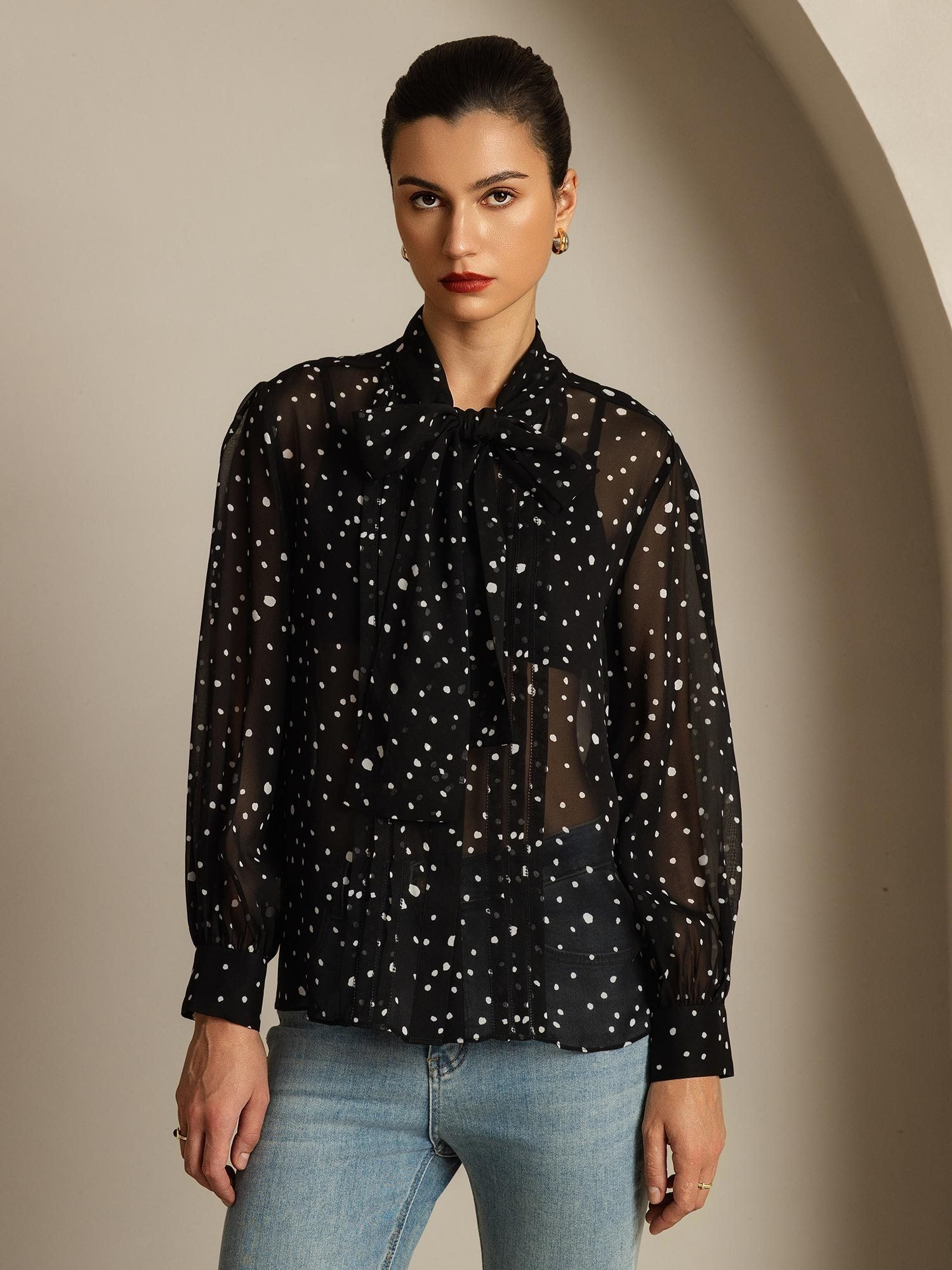 [Prickigt] SilkSilky-SE Rent Silke Womens Shirt 003