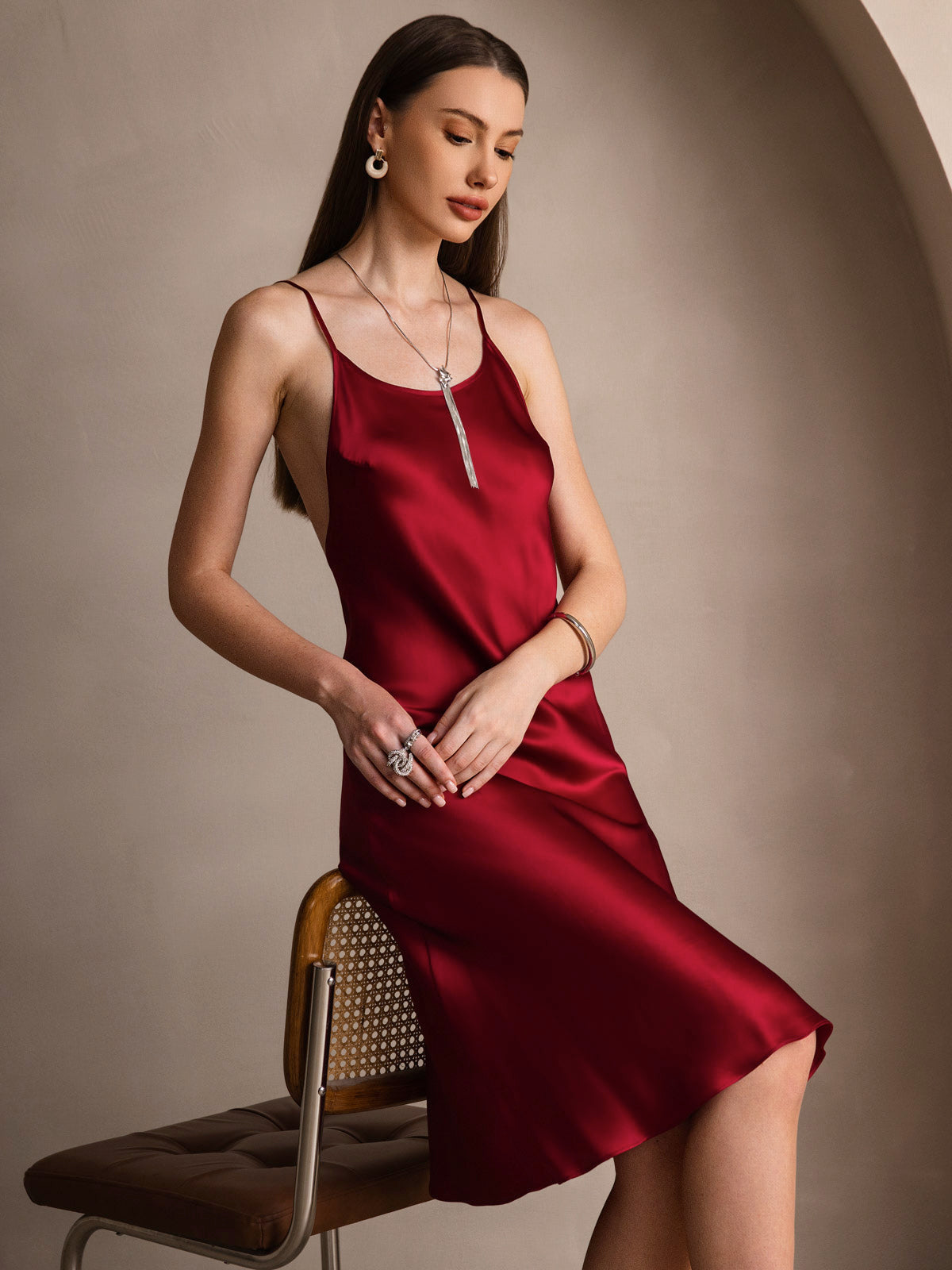 [Vin] SilkSilky-SE Rent Silke Dress 001