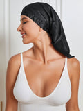 SilkSilky SE Rent Silke Sleep Cap Svart 004