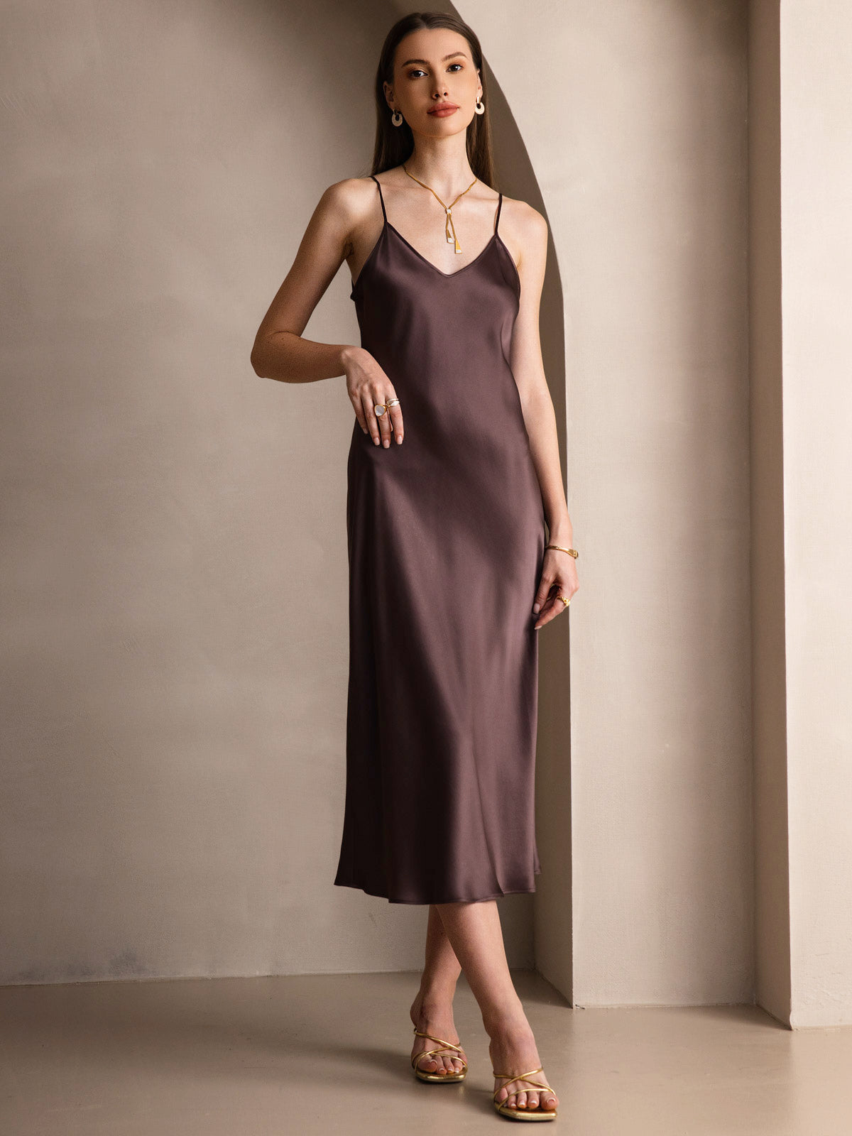 [Kaffe] SilkSilky-SE Rent Silke Dress 004