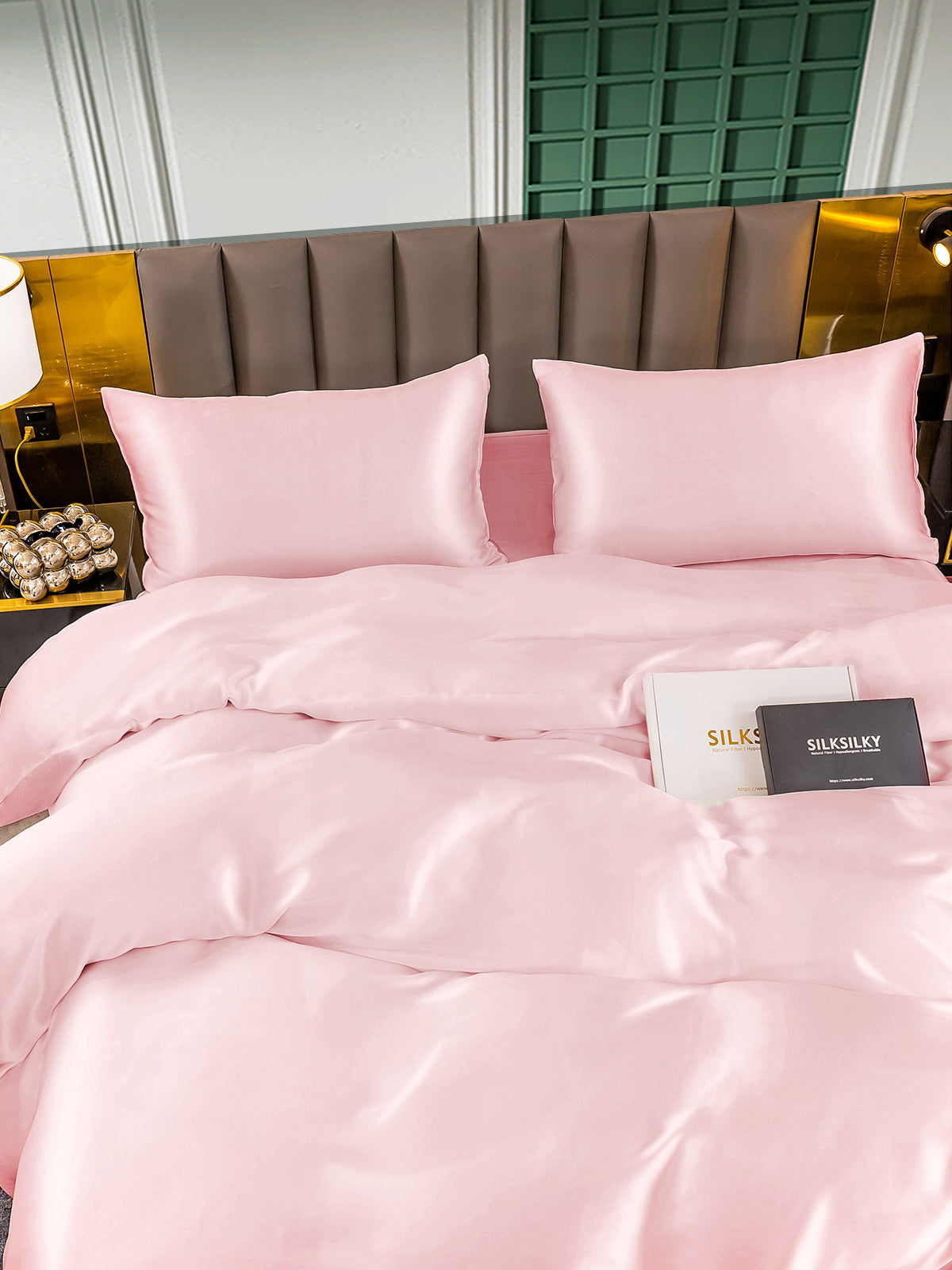[Rosa] SilkSilky-SE 25Momme Rent Silke Bedding Set 004