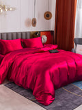 SilkSilky SE 19Momme Rent Silke Bedding Set Vin 001