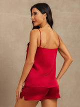 [Vin] SilkSilky-SE 19Momme Silke Spaghetti Rem Camisole Set 002