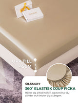 [Beige] SilkSilky-SE 22Momme Bäddset 004