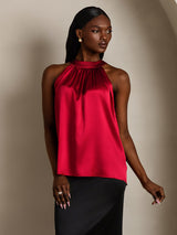 [Vin] SilkSilky-SE Sleeveless Halter Dam T-Shirt 007