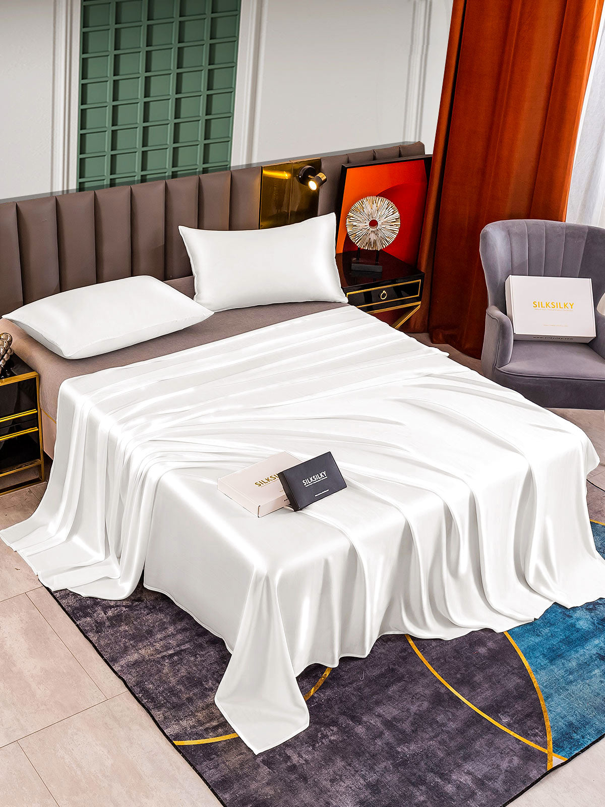 [Vit] SilkSilky-SE 25Momme Rent Silke Bedding Set 002