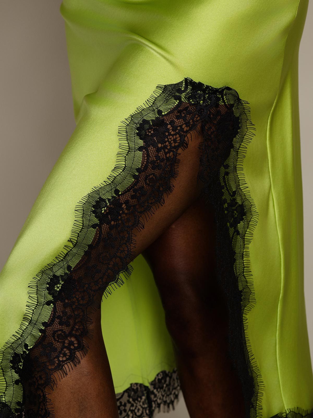 [Mintgrön] SilkSilky-SE 19Momme Silke Skirt 007