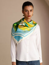 [Blå Citron] SilkSilky-SE Scarf 003
