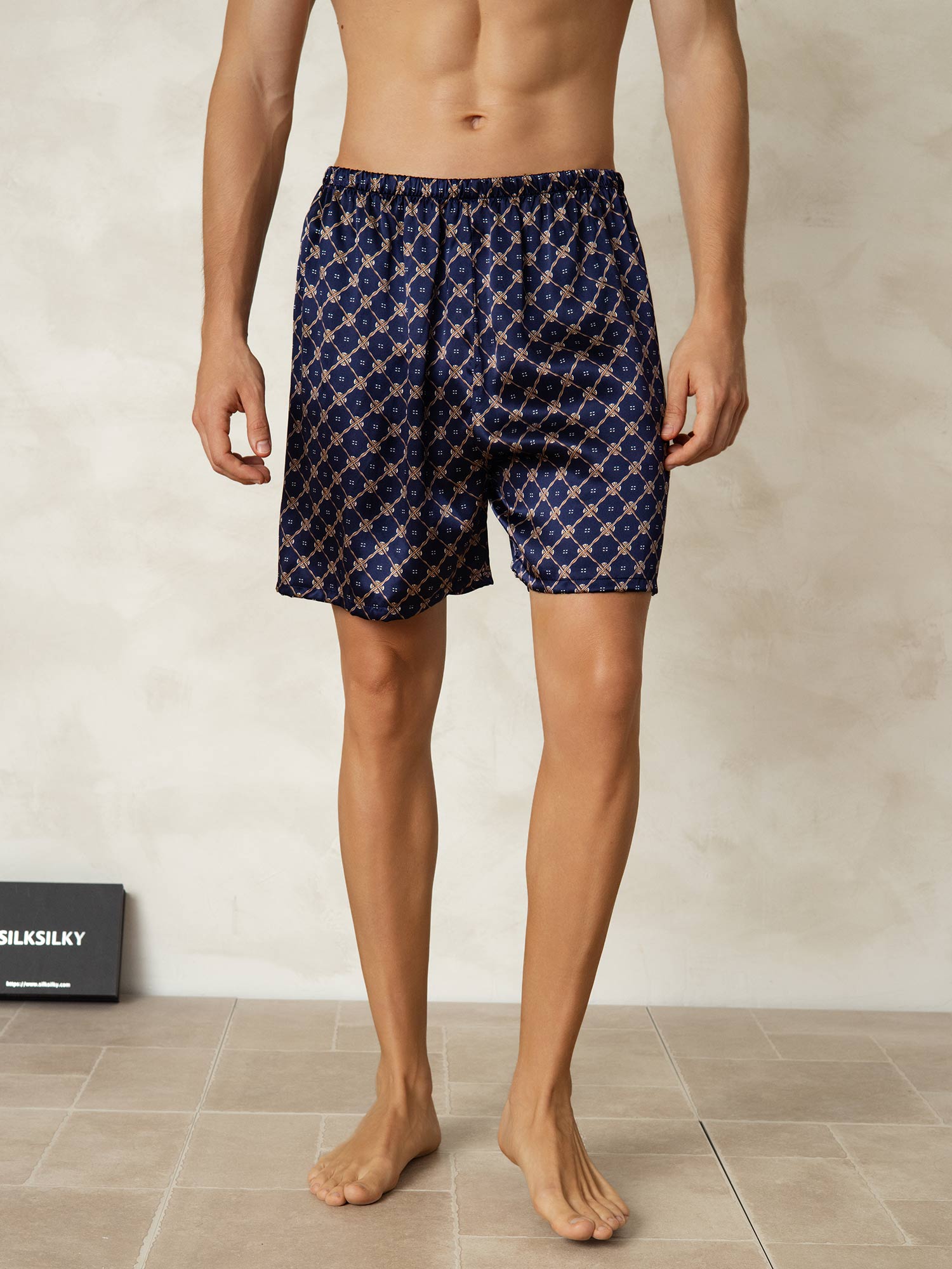 [Marin Kedja] SilkSilky-SE Rent Silke Mens Sleep Bottoms 005
