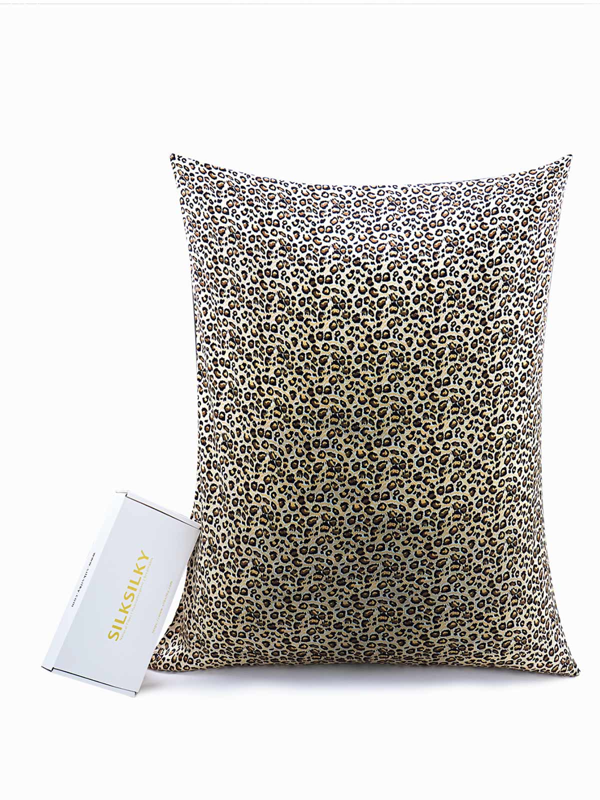 [Leopard] SilkSilky-SE 19Momme Rent Silke Pillowcase 005