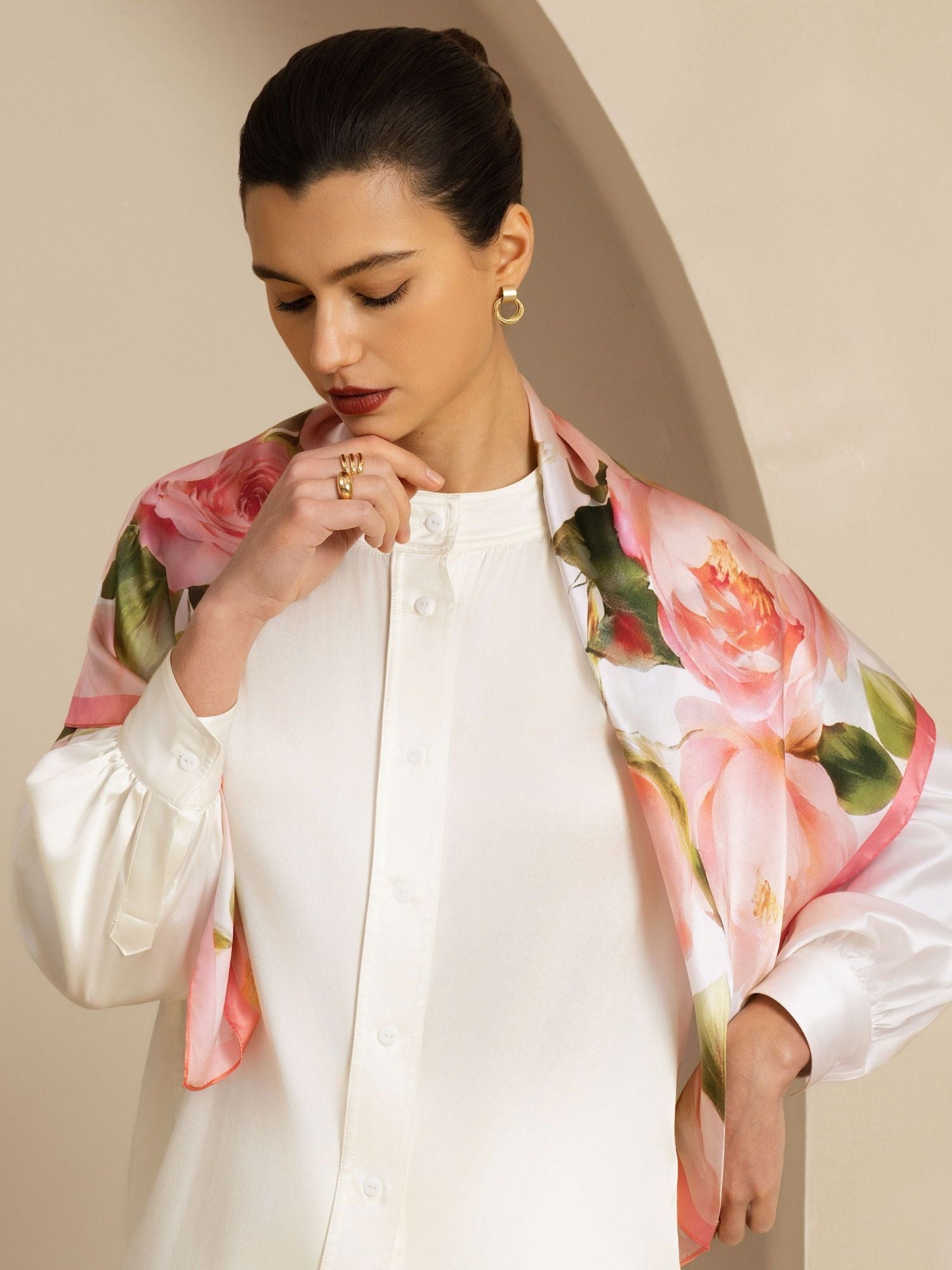 [P108] SilkSilky-SE Pure Silk Scarf 004