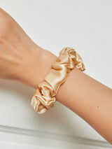 [Champagne] SilkSilky-SE Scrunchie 001