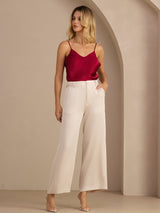[Beige] SilkSilky-SE Womens Pants 006